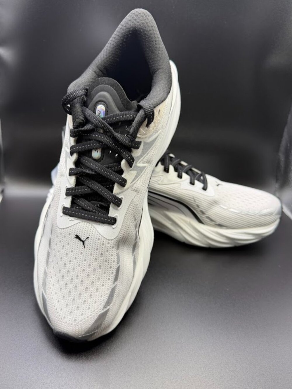 Puma Nitro Running Sneakers White Black Women’s Size 8.5 Athletic Shoes